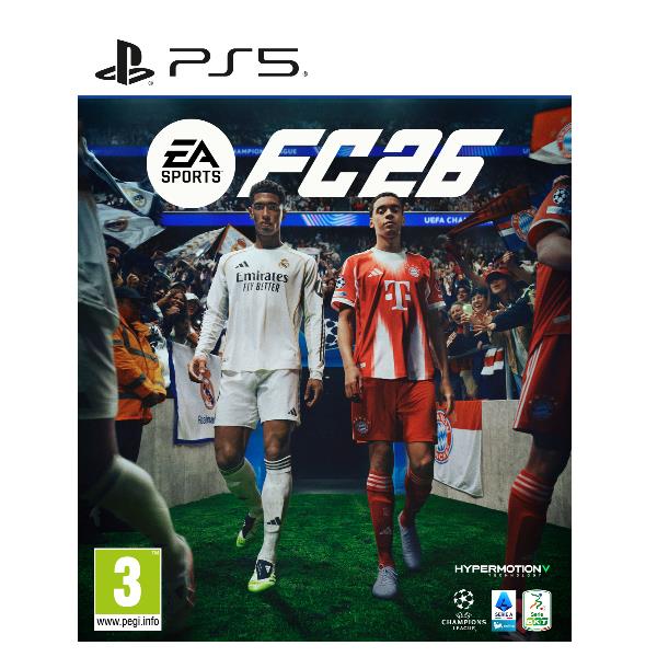 Copertina Frontale 01-del videogioco per Playstation 5 - PS5 FC 26 di EA Sport per Electronics Arts, codice EAN 5030939125326, codice produttore 117981.