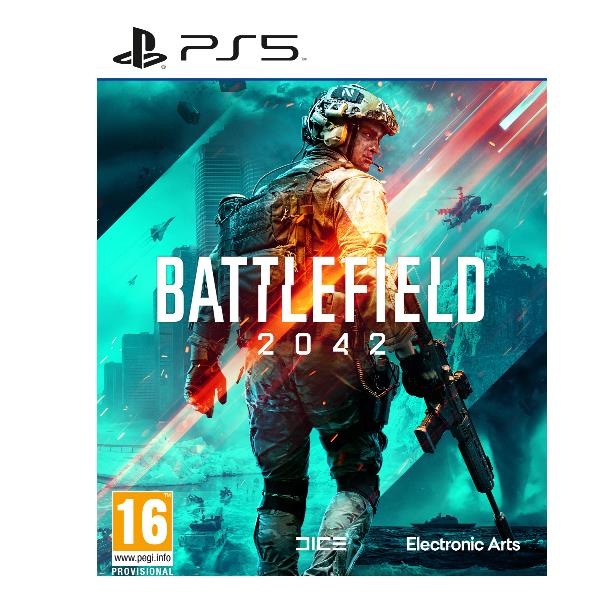 Copertina frontale 01 del viodeogioco  BATTLEFIELD 2042 della Electronic Arts PER CONSOLE PlayStation 5, codice EAN 5035226123856, codice produttore 1082442.