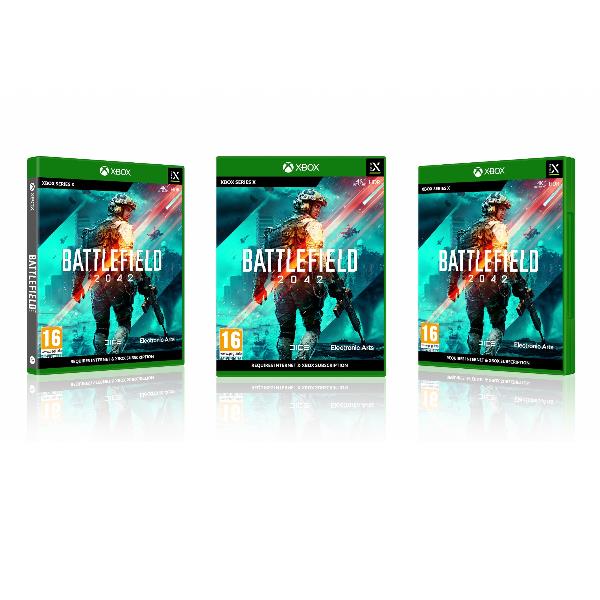 Tre custodie del videogioco Battlefield 2042 della Electronic Arts per xbox serie x - codice EAN 5030933123878, codice produttore 1082571.