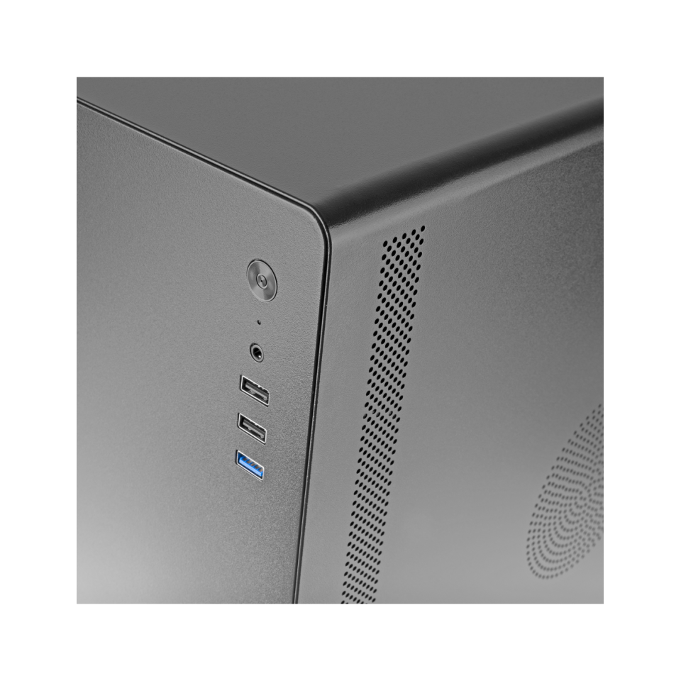 ANIMA TACENS CASE MID TOWER ENSIS BLACK FULL METAL, STRONG STRUCTURE, 1X12c