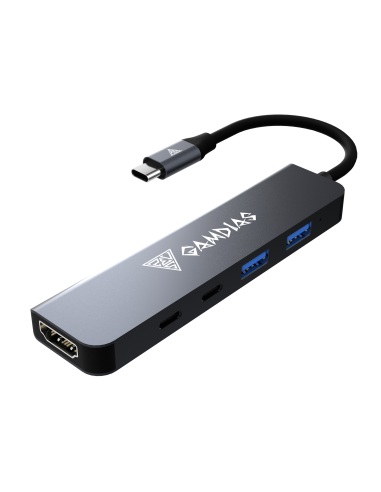 GAMDIAS HUB MERCURY M1-500 USB-C 5-IN-1 HUB ESPANSIONE-4711514504194