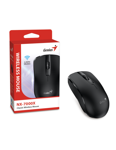 GENIUS MOUSE WIR. NX-7000X BLACK (batteria 1xAA)-4710268260523