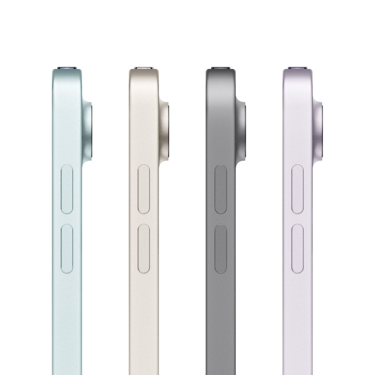 Apple iPad Air 11-inch (M4, 256GB, Wi‑Fi) in Blue — Italian model. Slim aluminum design, edge‑to‑edge Liquid Retina display, top button with Touch ID, and USB‑C port. mazzotta.store.
