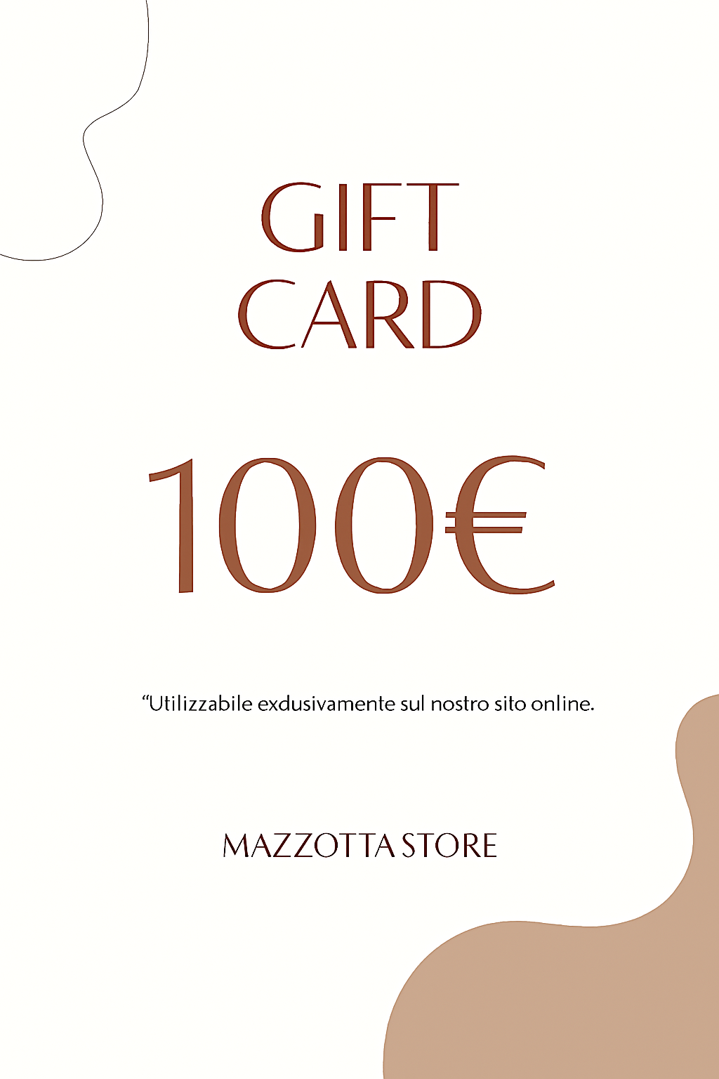Buono regalo digitale MAZZOTTA.STORE – un pensiero elegante, istantaneo o programmato per un’occasione speciale