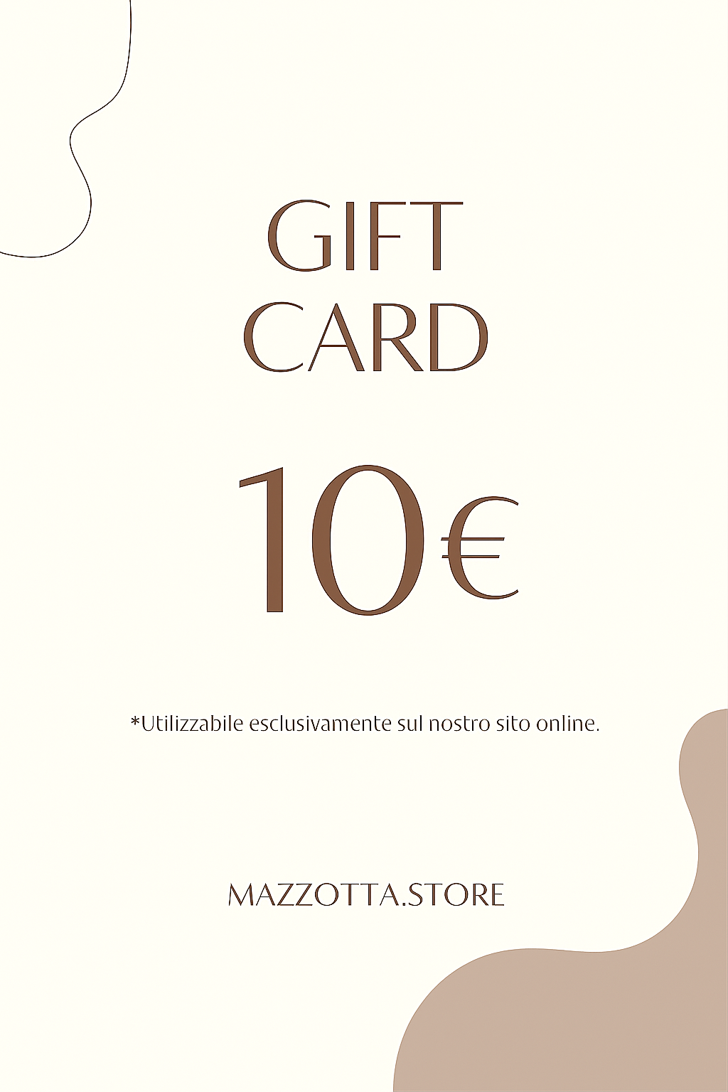 Buono regalo digitale MAZZOTTA.STORE – un pensiero elegante, istantaneo o programmato per un’occasione speciale