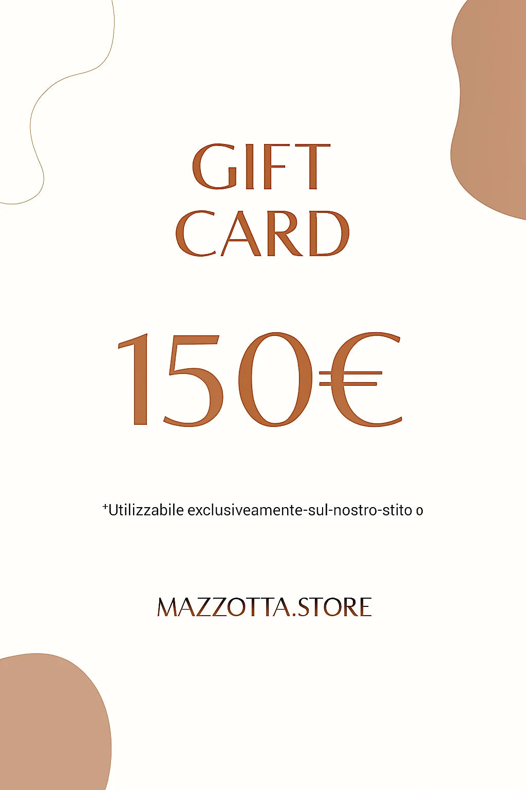 Buono regalo digitale MAZZOTTA.STORE – un pensiero elegante, istantaneo o programmato per un’occasione speciale