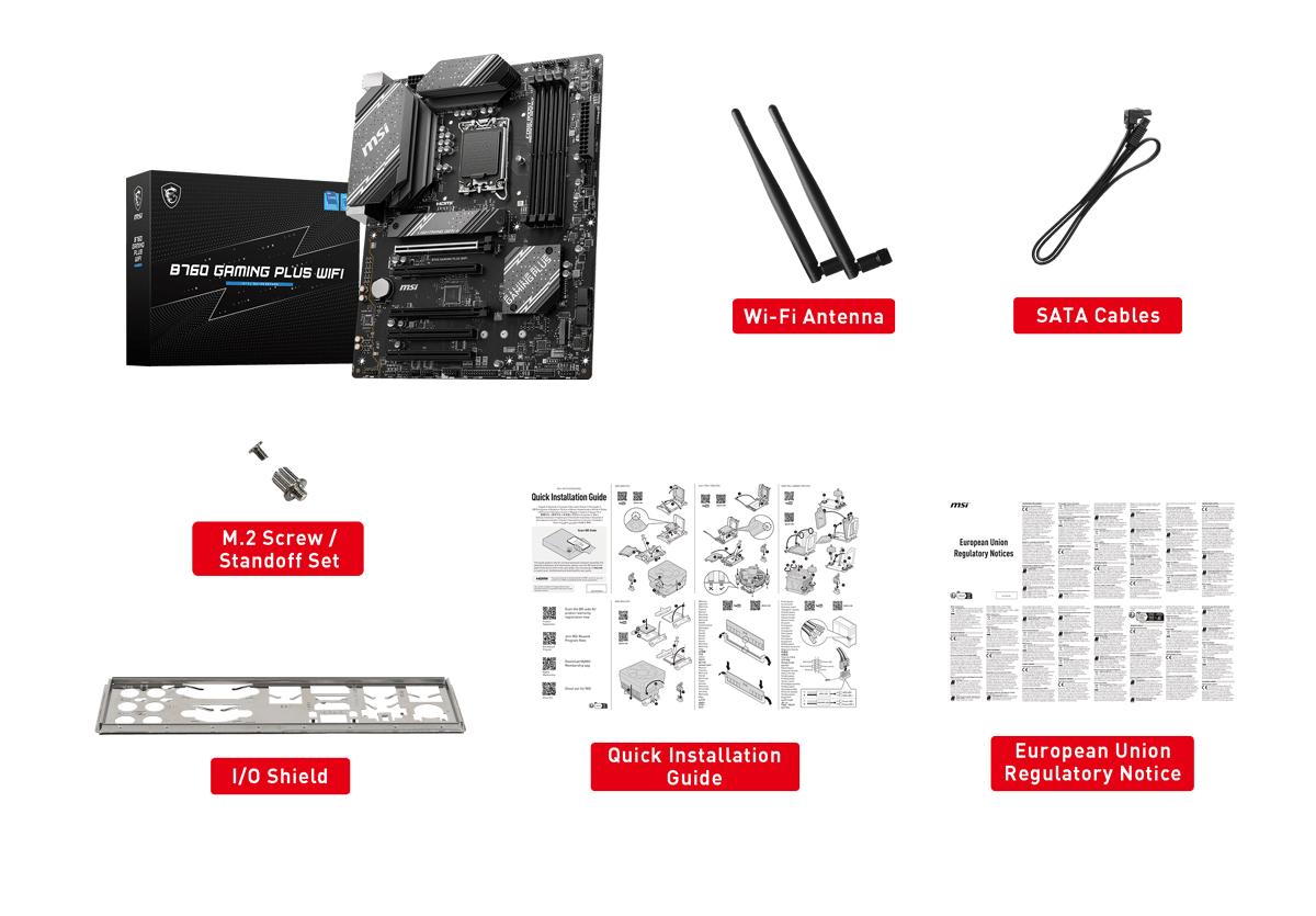 MB MSI B760 GAMING PLUS WIFI S1700