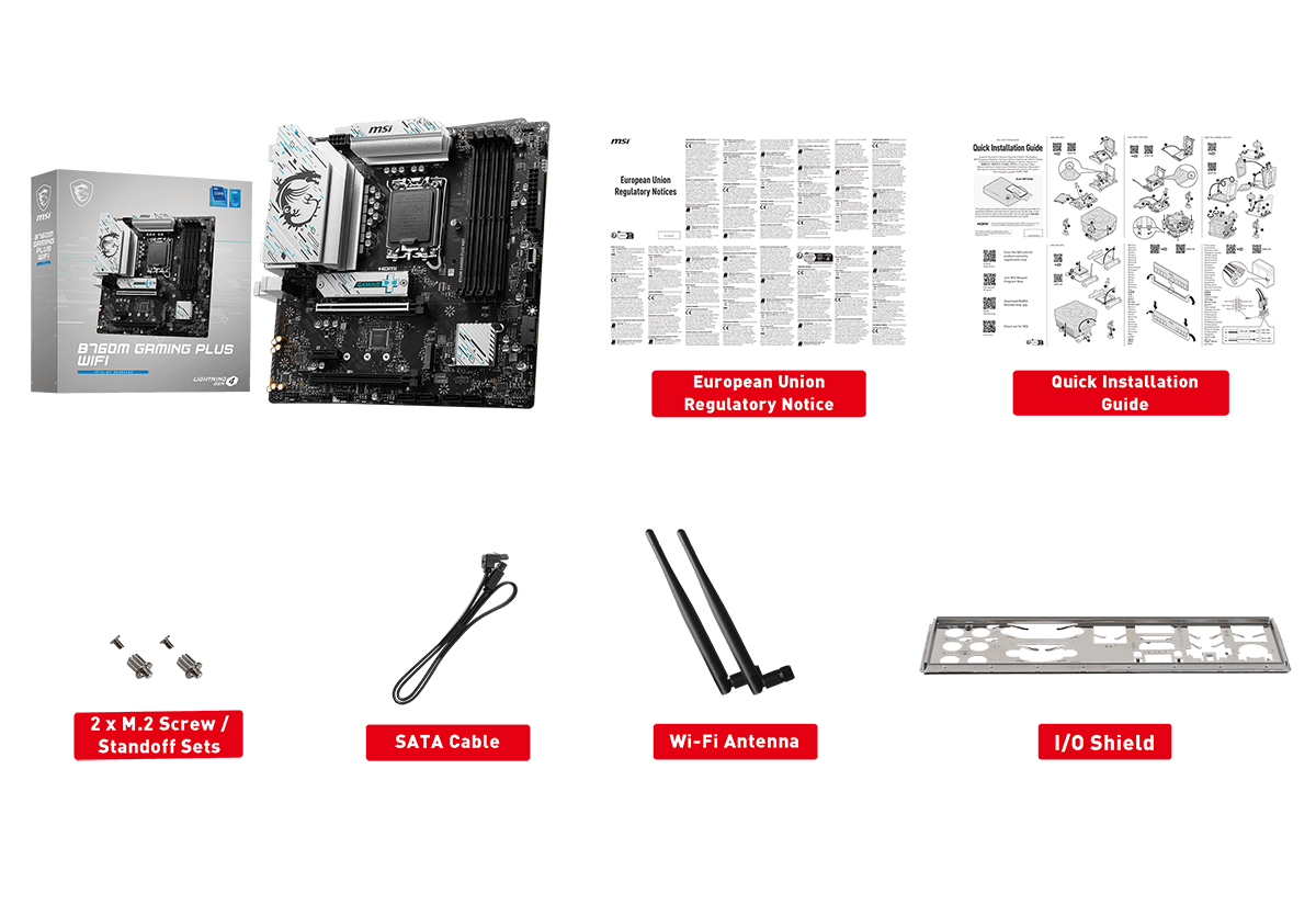 MB MSI B760M GAMING PLUS WIFI S1700