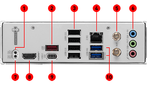 MB MSI B840M GAMING PLUS WIFI 6E AM5