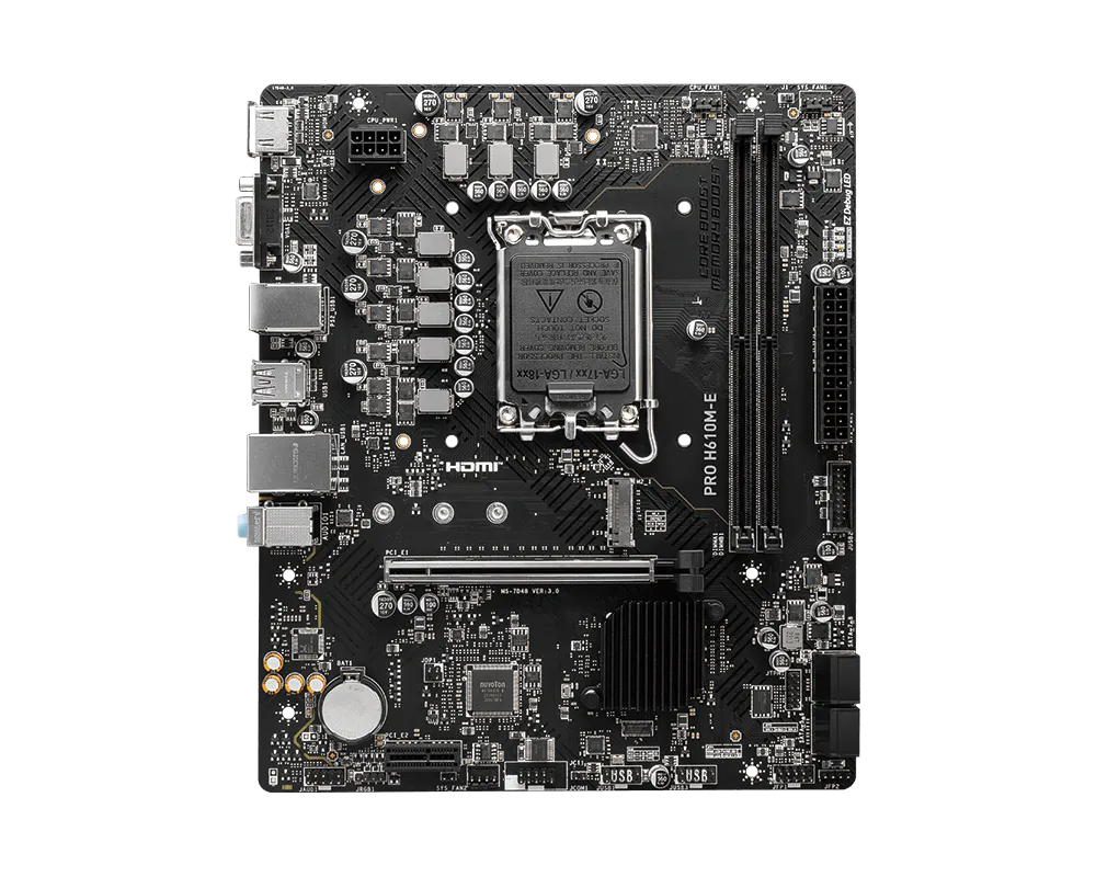 MB MSI PRO H610M-E S1700