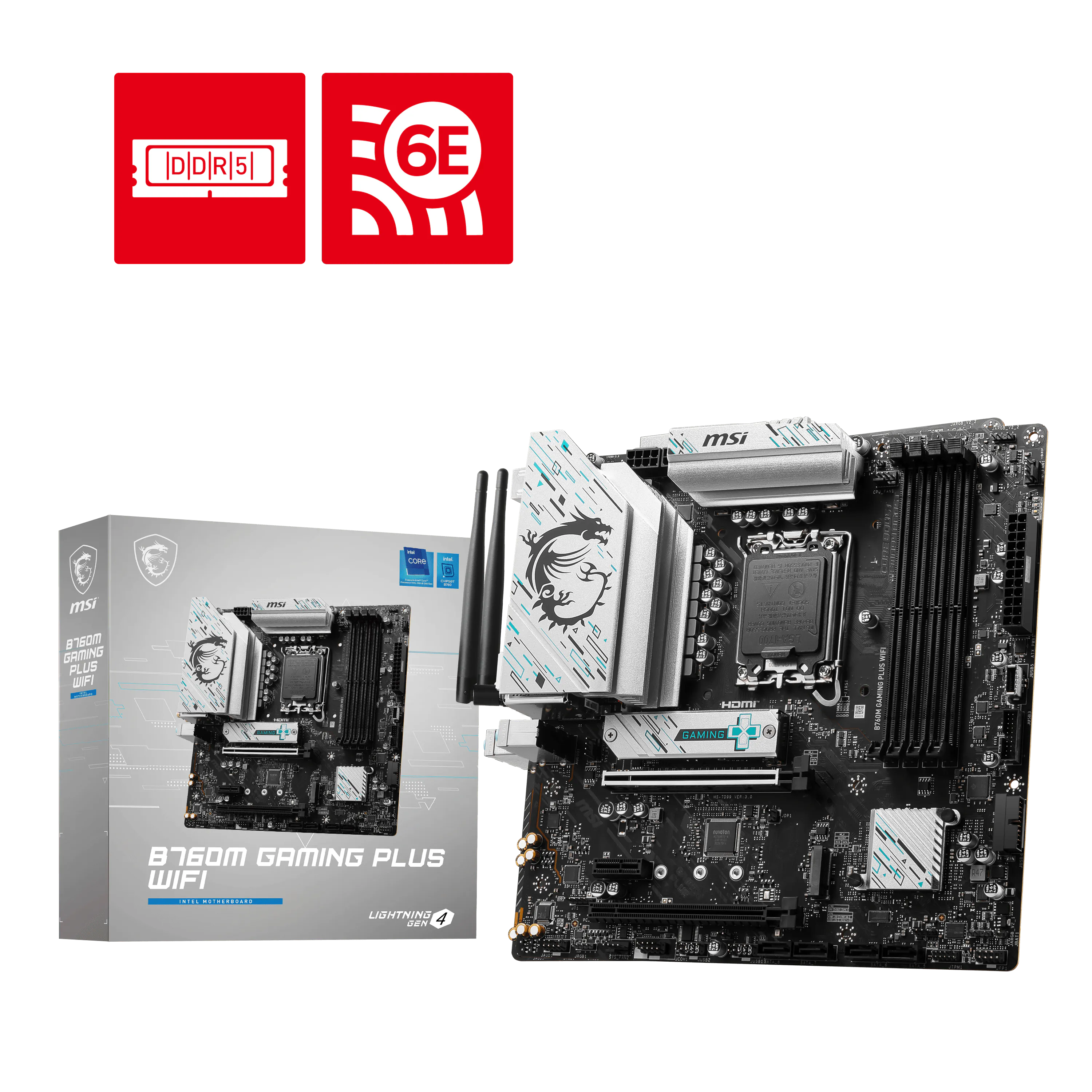 MB MSI B760M GAMING PLUS WIFI S1700