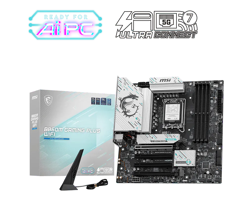 MB MSI B860M GAMING PLUS WIFI M.ATX S1851