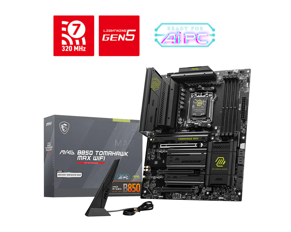MB MSI MAG B850 TOMAHAWK WIFI AMD AM5