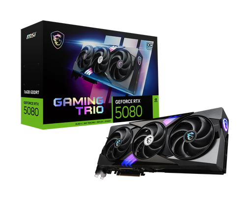 VGA MSI GEFORCE RTX 5080 16G GAMING TRIO OC