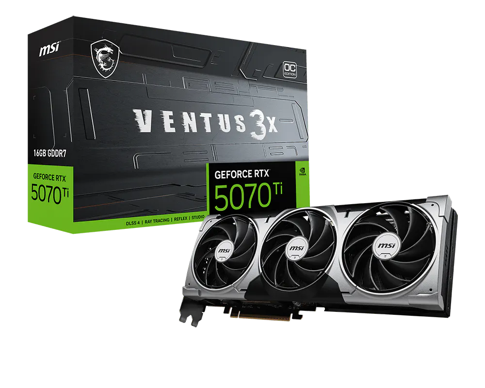 VGA MSI GEFORCE RTX 5070 Ti 16G VENTUS 3X OC