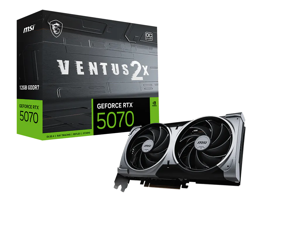VGA MSI GEFORCE RTX 5070 12G VENTUS 2X OC