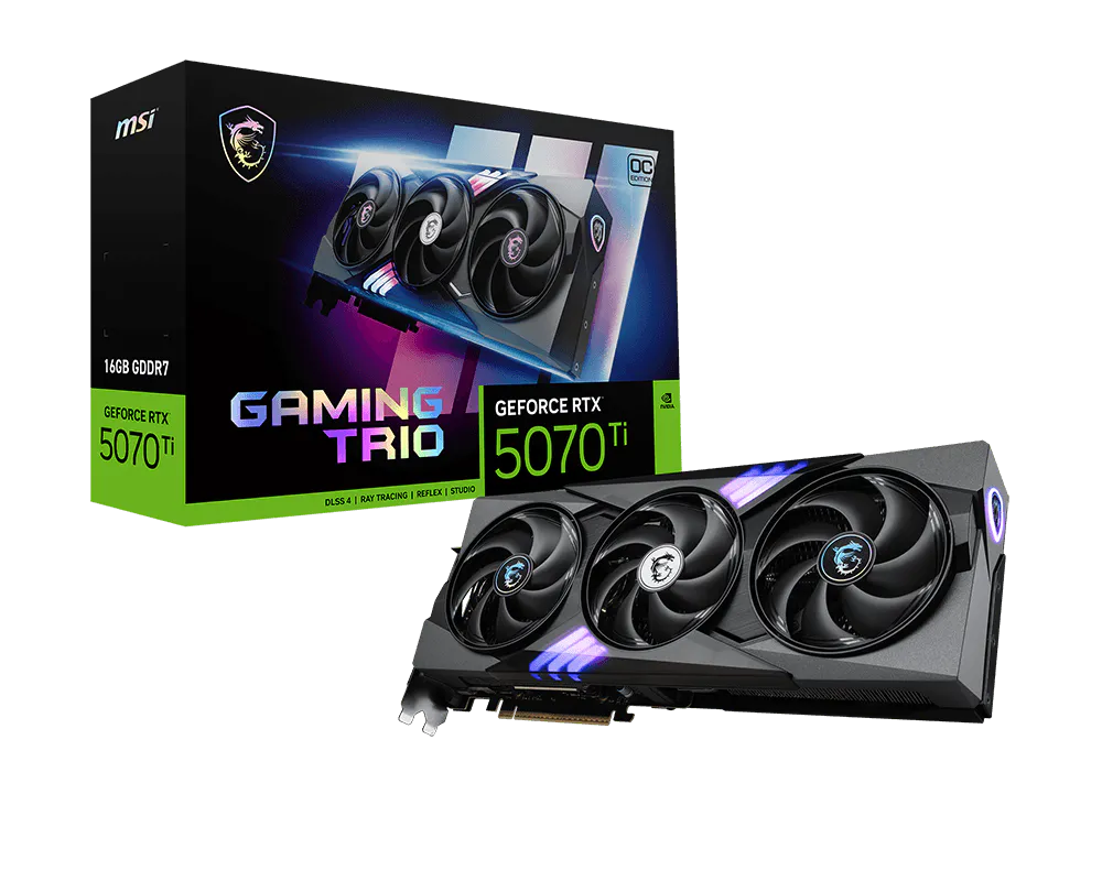 VGA MSI GEFORCE RTX 5070 Ti 16G GAMING TRIO OC