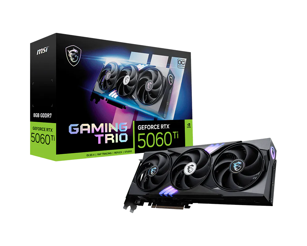 VGA MSI GEFORCE RTX 5060 TI 8G GAMING TRIO OC