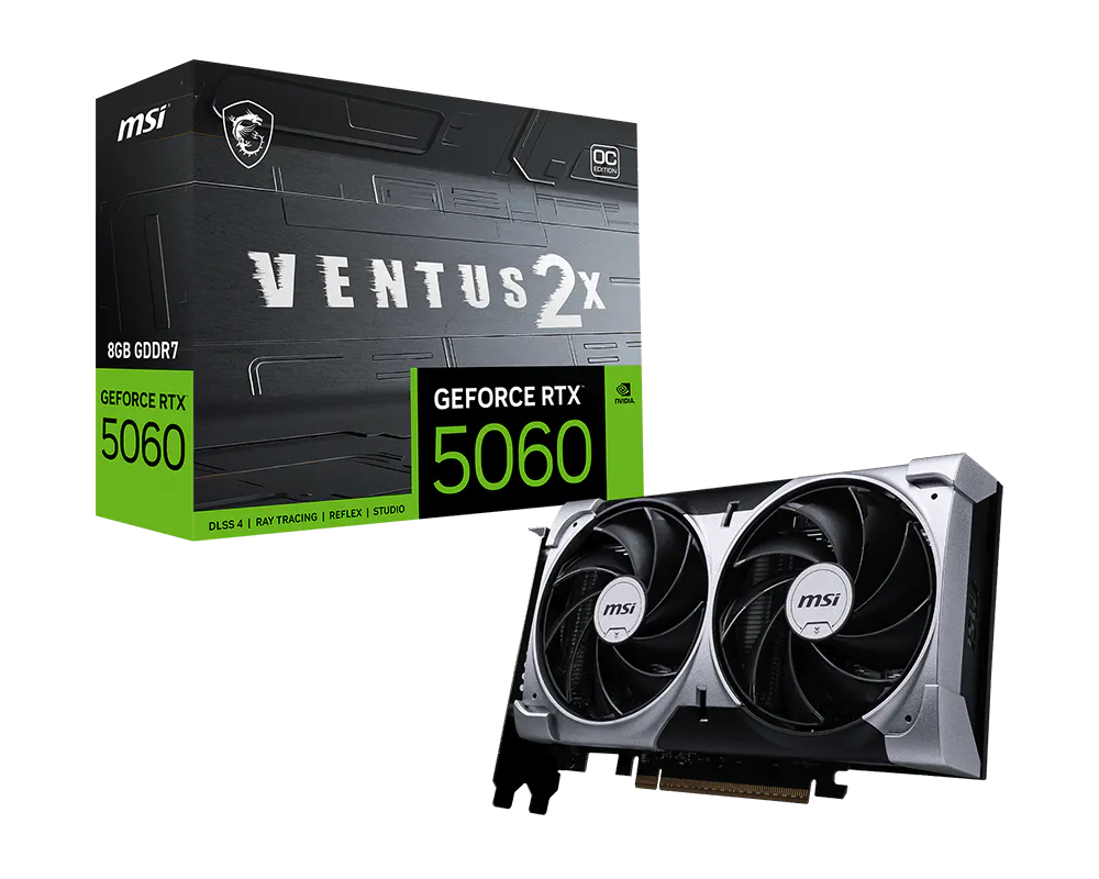 VGA MSI GEFORCE RTX 5060 8G VENTUS 2X OC