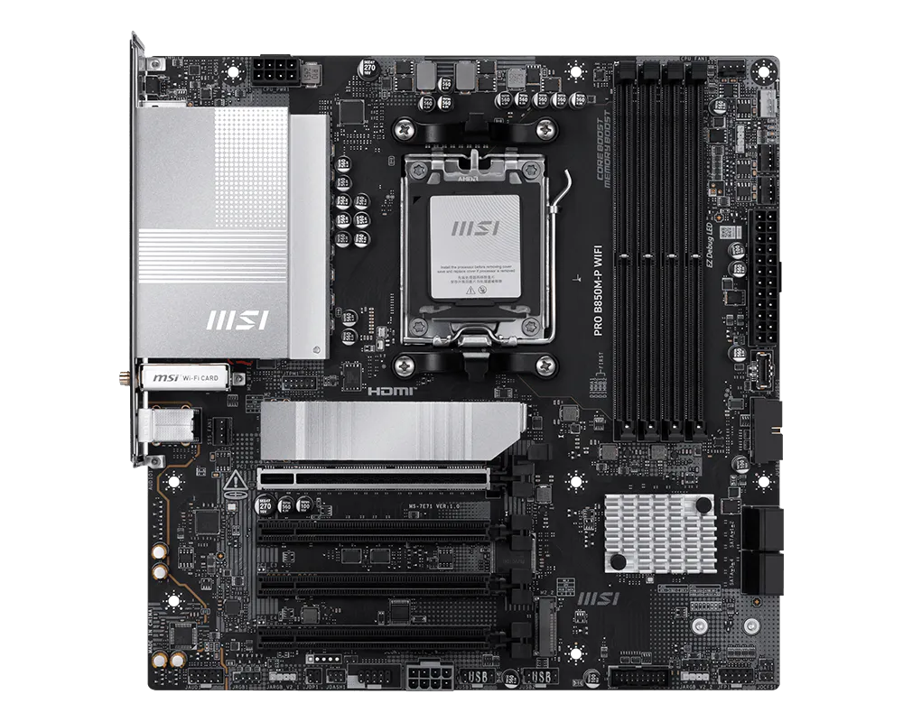 MB MSI PRO B850M-P MATX WIFI AM5