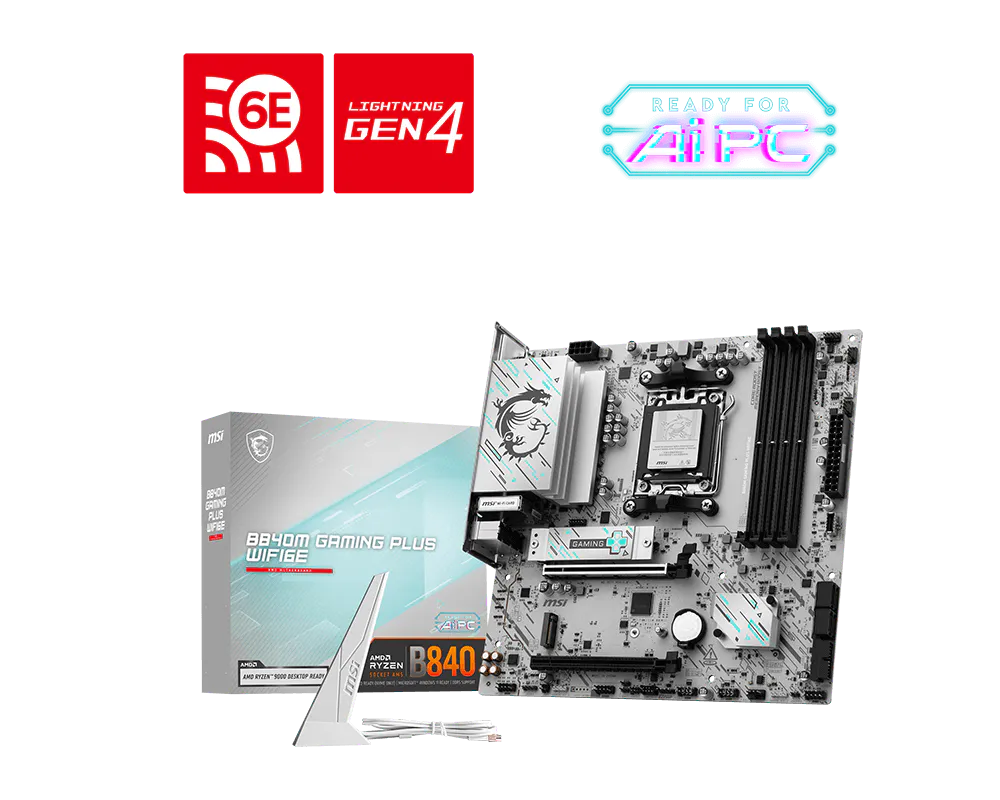 MB MSI B840M GAMING PLUS WIFI 6E AM5