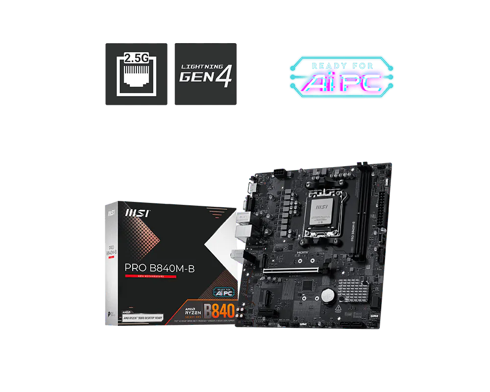 MB MSI PRO B840M-B AM5