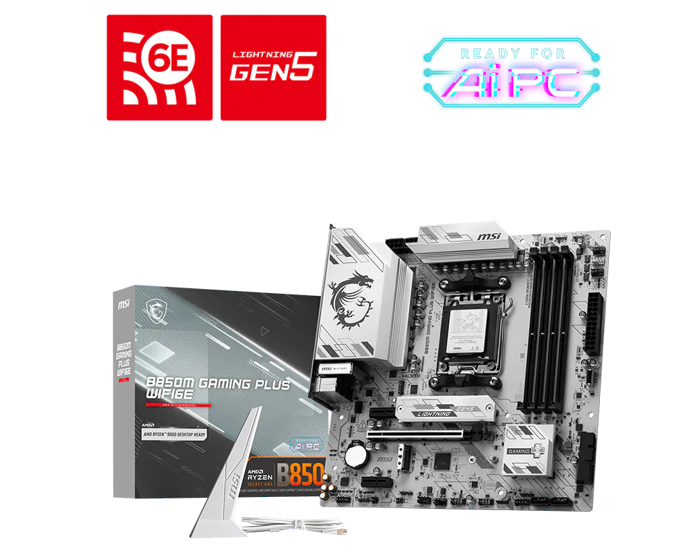 MB MSI B850M GAMING PLUS WIFI6E AM5