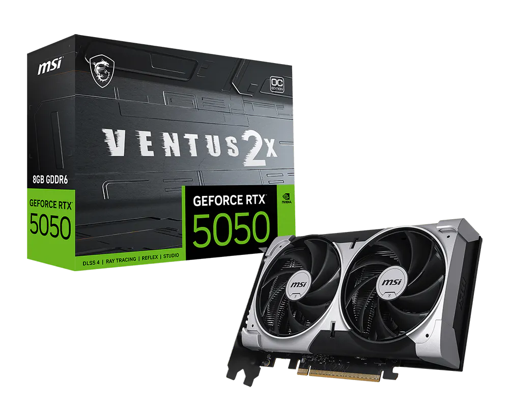 VGA MSI GEFORCE RTX 5050 8G VENTUS 2X OC