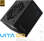 FSP FORTRON ALIM. VITA 650GD  650W, 80+ Gold, ATX 3.1, direct cable PPA6506