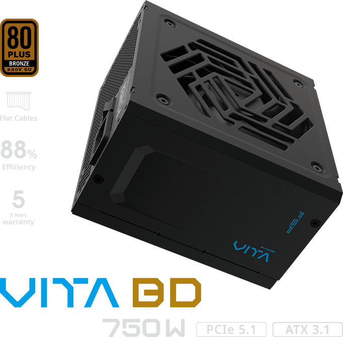 FSP FORTRON ALIM. VITA 750BD  750W, 80+Bronze ATX 3.1 GEN5.1 12V PPA7508001