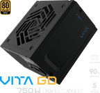 FSP FORTRON ALIM. VITA750GD  750W, 80+ Gold, ATX 3.1, direct cable PPA75082