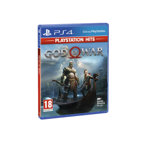 Copertina frontale del videogioco God of War Playstation hits per playstation 4 ps4, EAN 0711719963905, codice produttore 9963905. 