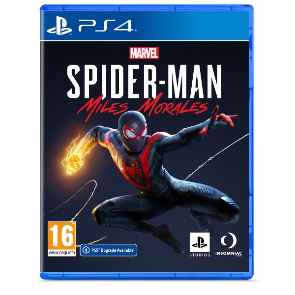 Copertina frontale 01 del videogioco Marverl's Spider-Man Miles Morales per Playstation 4 - PS4,  0711719818427, 9818427.