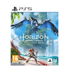 Particolare copertina del videogioci Horizon Forbiddend West per PS5