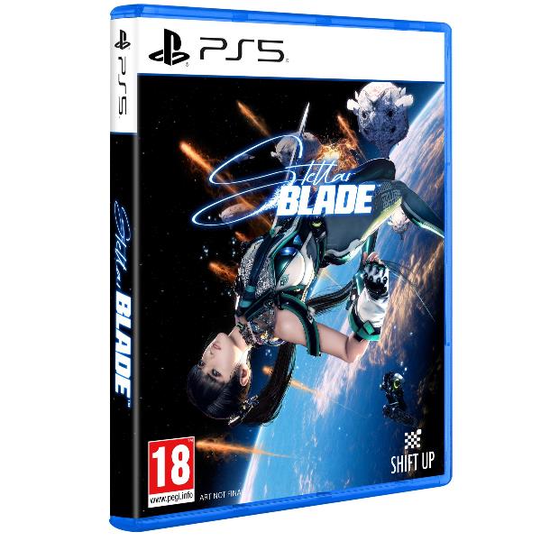 Copertina con costina del videogioco Stellar Blade per Playstation 5 , PS5, codice EAN 0711719583141, codice produttore 1000043278.