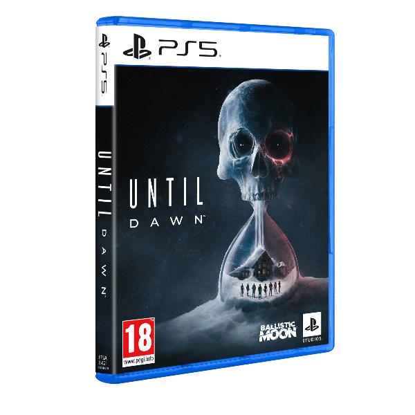 Copertina frontale del videogioco Until Dawn per PlayStation 5 Codice EAN 0711719587446, codice produttore 1000044310
