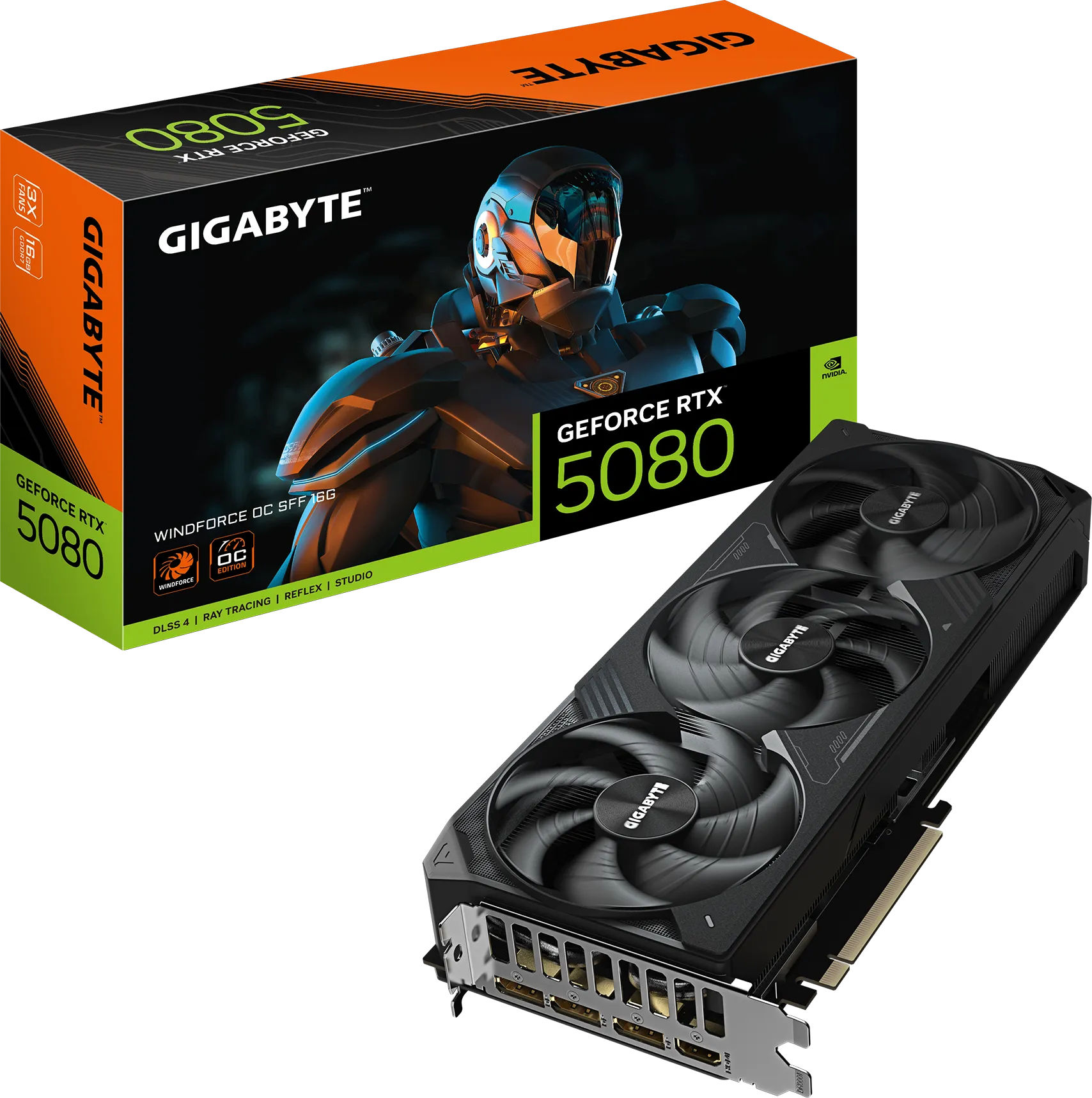 VGA GIGABYTE GEFORCE N5080 WINDFORCE OC SFF 16GB 1.0